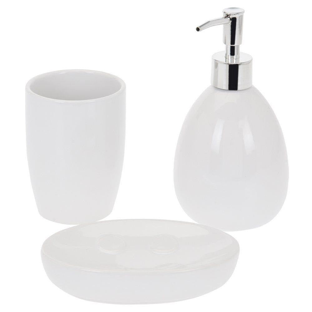 Bathroom Solutions Dolomite Bathroom Set Assorted Colours 3-Piece 795600090