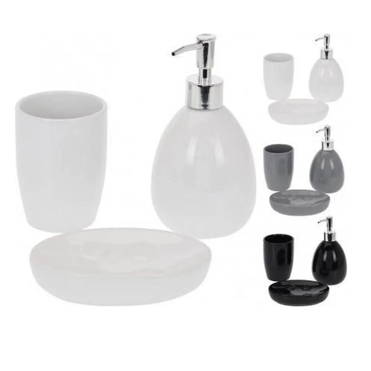 Bathroom Solutions Dolomite Bathroom Set Assorted Colours 3-Piece 795600090