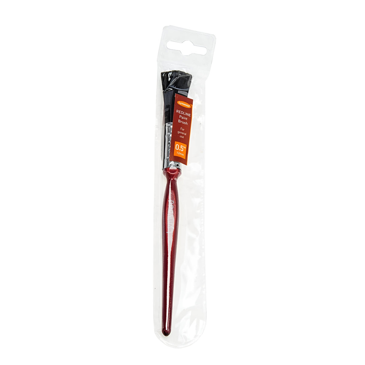 Lynwood Red Line Paint Brush Red and Black 0.5-Inch BR201