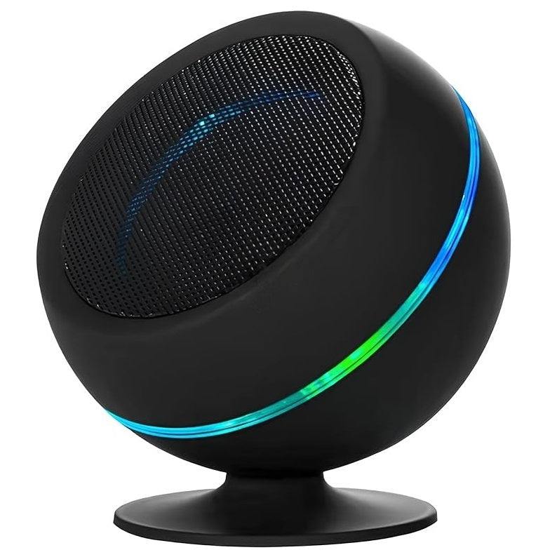 Trybe Electronics Wireless Bluetooth Speaker with LED Black 109500450 | Charging Time 1-2 Hours | 5 Watt | 4 Hours Playtime