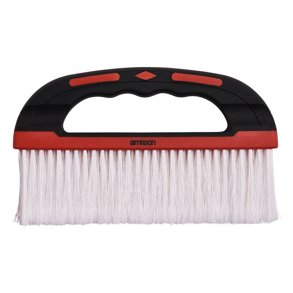 Amtech Soft Grip Wallpaper Brush Multicoloured 225mm S3958 | Ergonomic Comfort Grip | Easy Clean Bristles | Lightweight Body