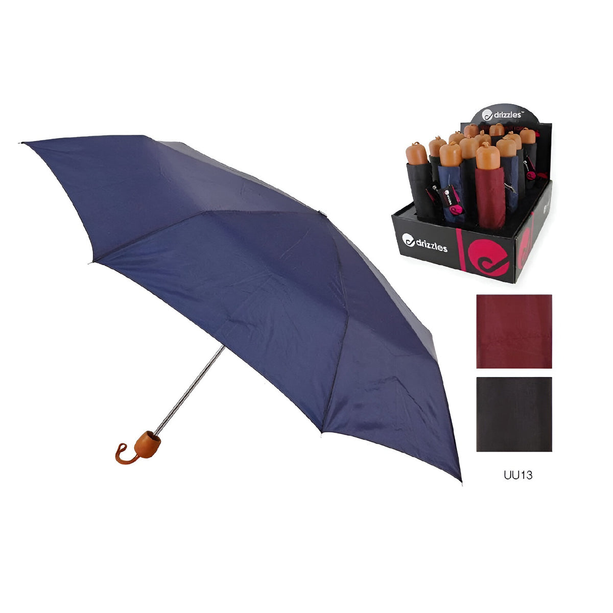 Drizzles Deluxe Super Mini Umbrella Assorted Pack of 1 UU0013