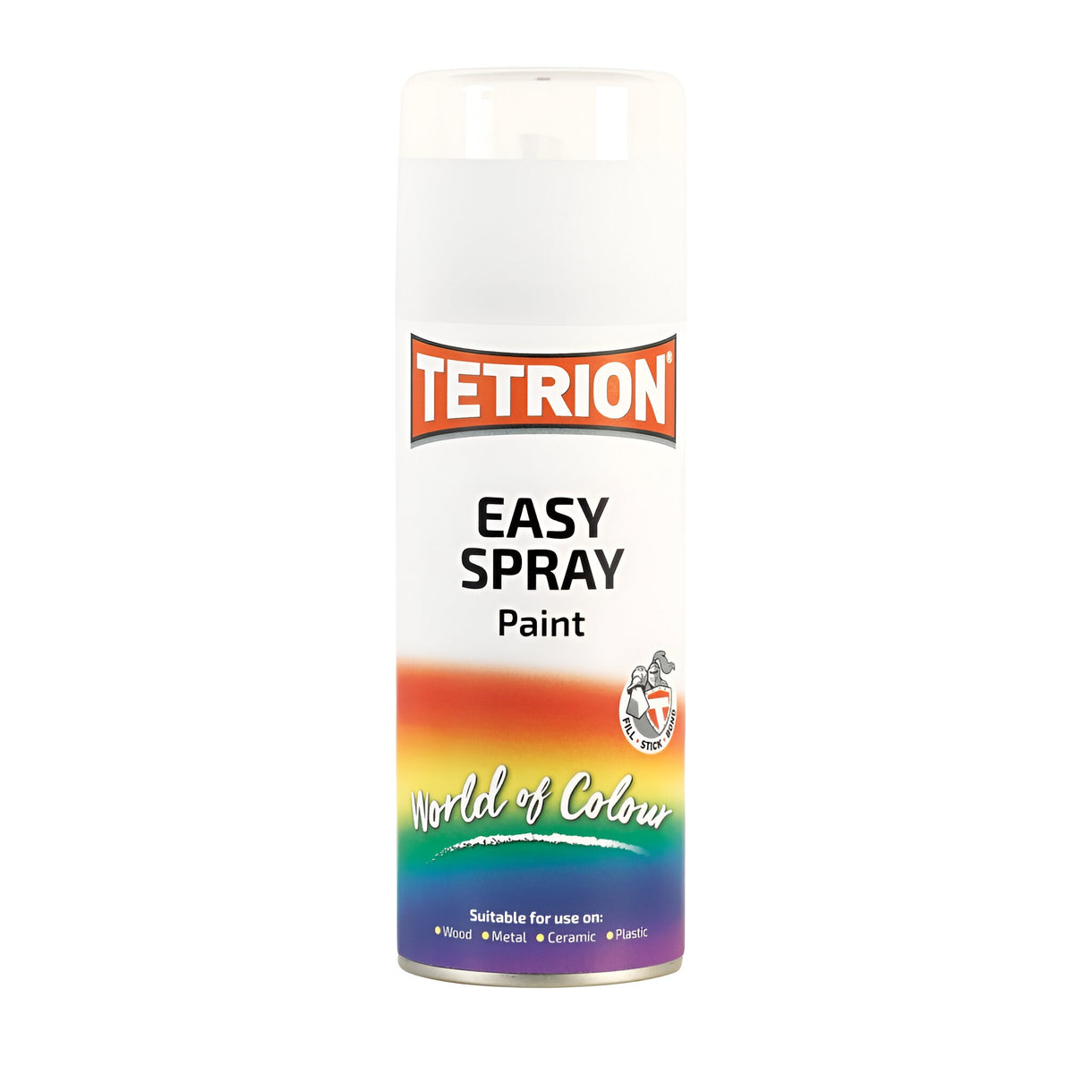 Tetrion Easy Spray Paint Matt White 400ml MWH406 | Suitable for Use on Wood - Metal - Ceramic - Plastic