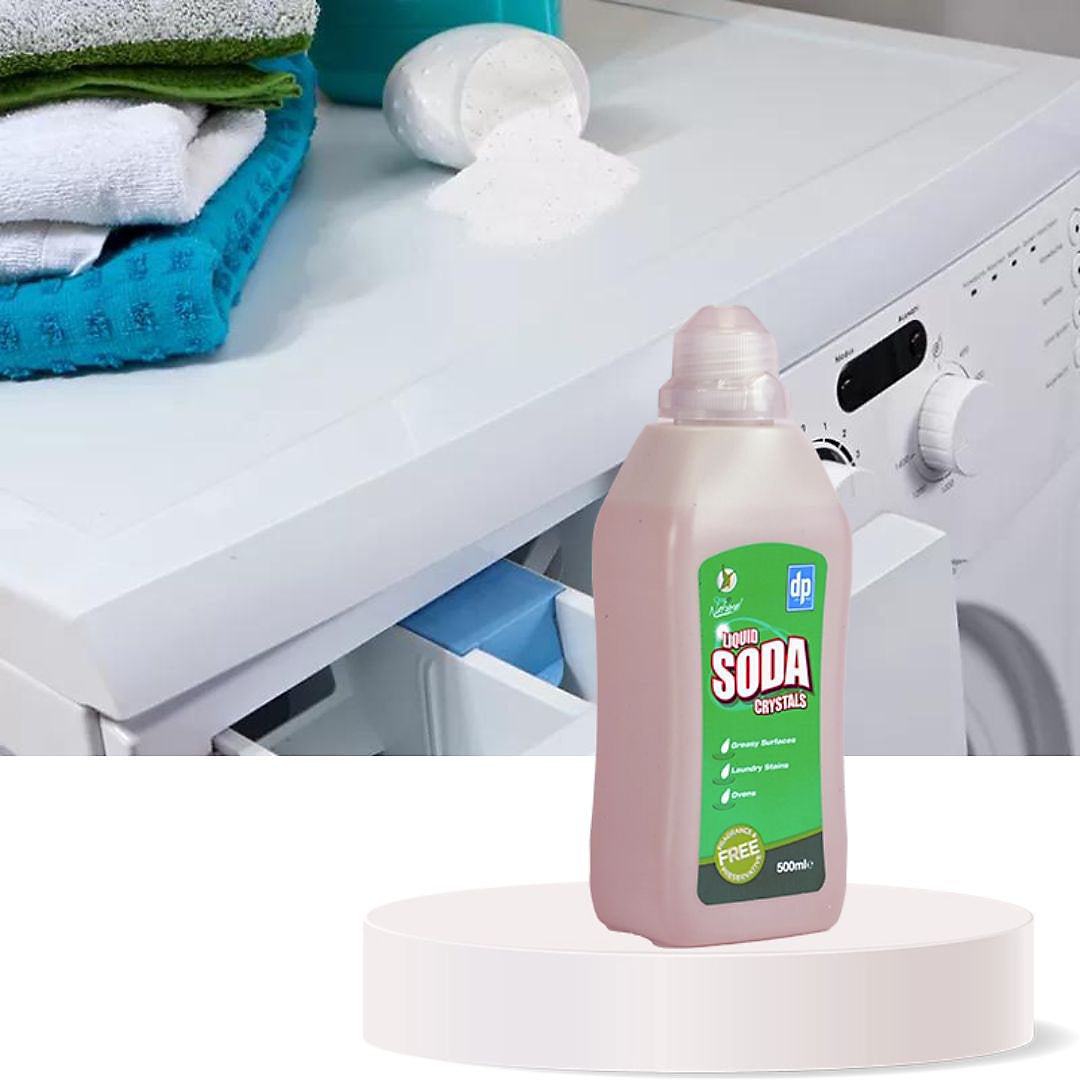 Dri Pak Liquid Soda Crystals White 500ml LSBTDP65 | Multi-Purpose Household Cleaner | For Kitchens-Bathrooms and Laundry | Degreases and Removes Stains â€“ Eco-Friendly Formula