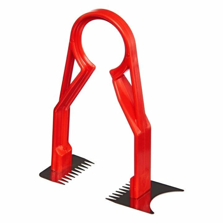 Amtech Two In One Paint Brush Comb and Roller Cleaner Red G4520 | Time Saving Aid for Cleaning Paint Brushes and Rollers | Durable ABS Plastic Handle | Suitable for Most Paint Brushes and Rollers