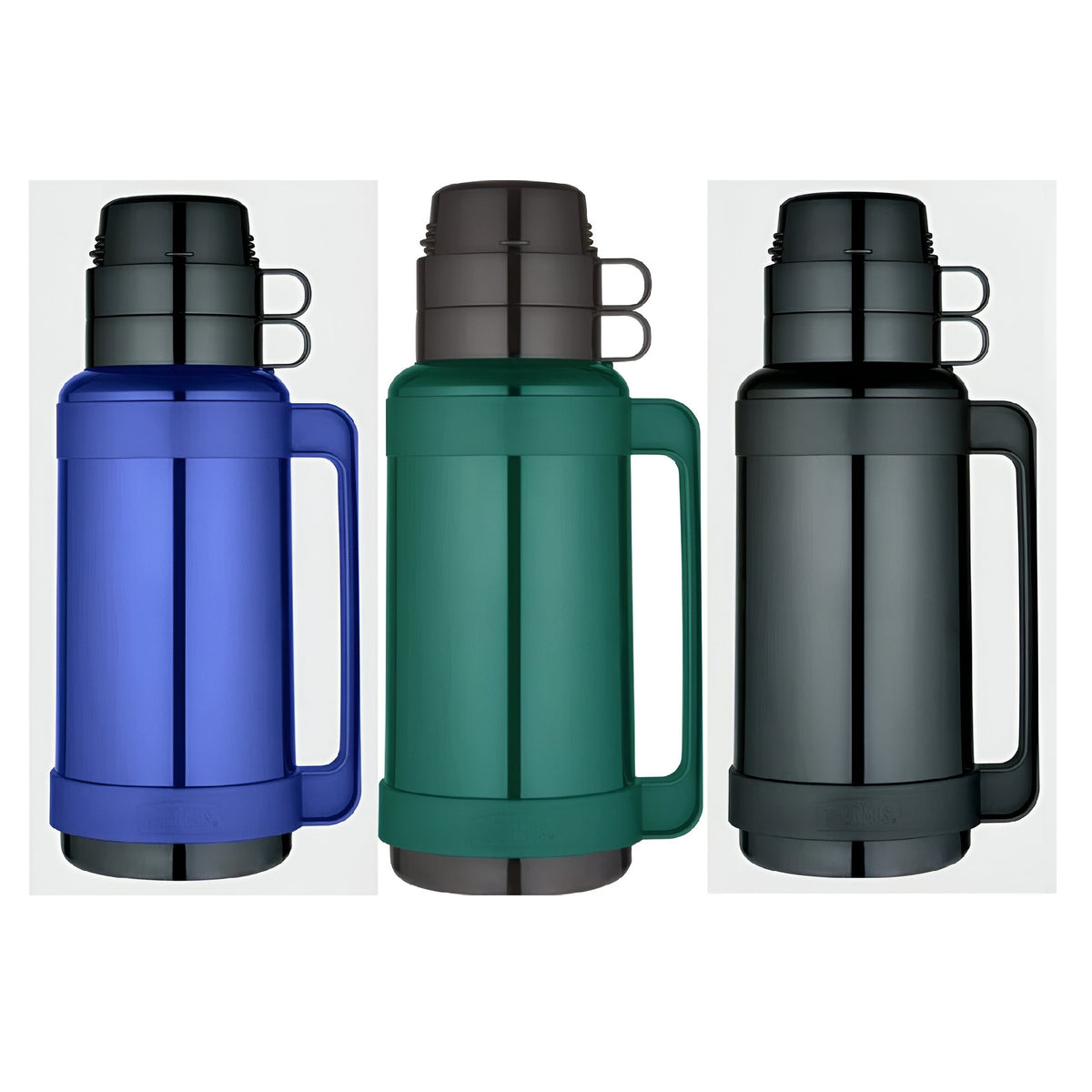 Thermos Mondial Plastic Flask Assorted Colours 1.8Ltr Pack of 1 59028
