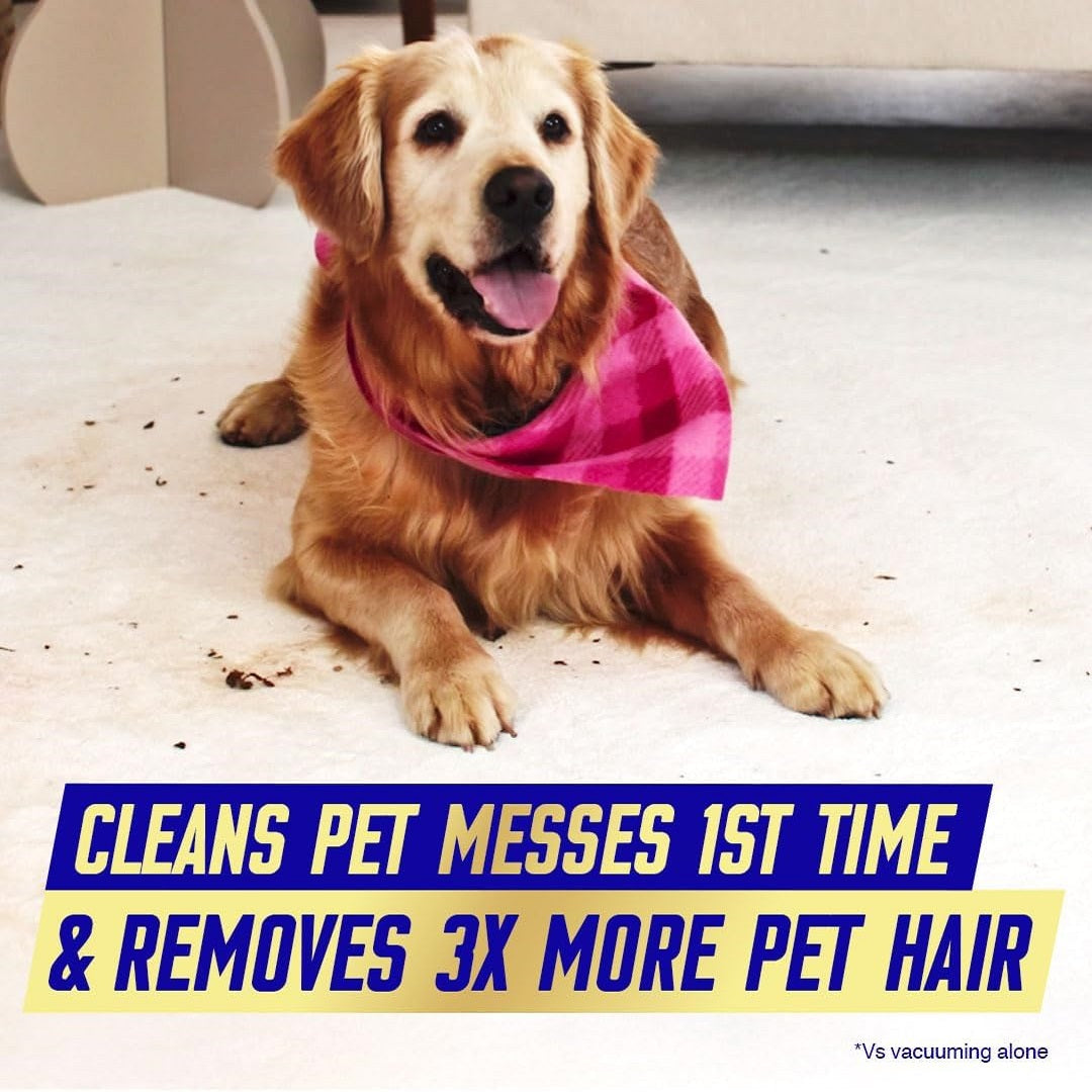 Vanish Carpet Deep Cleaning Foam Cleaner 600ml | 3 in 1 Action | Removes Dirt - Pet Messes and Neutralises Odours | Suitable for Homes with Pets