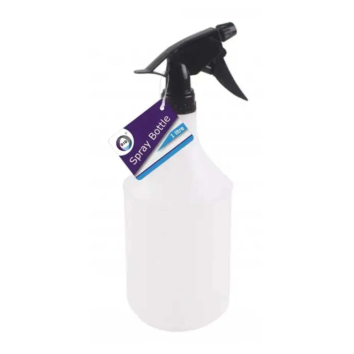 DID Durable Plastic Spray Bottle Black and White 1Ltr HH2570