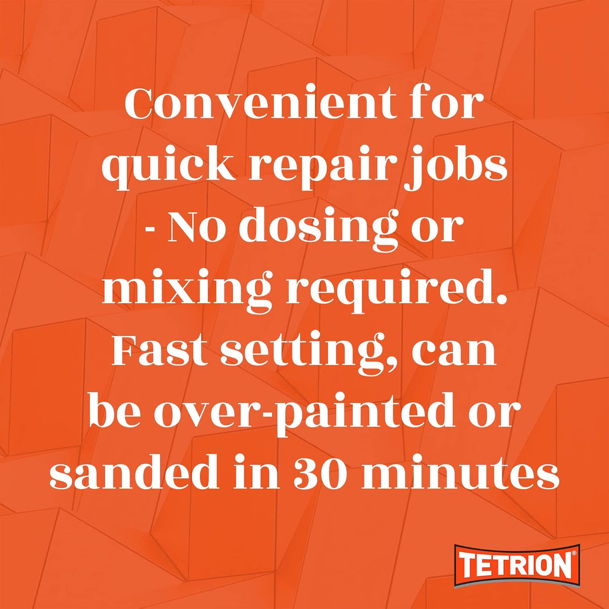 Tetrion All Purpose Filler White 1Kg TRM106 | Tough Smooth Permanent Finish | Interior and Exterior Use | Multi-Surface Crack and Hole Repair