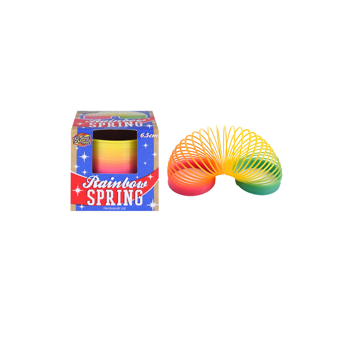 Retro Toys Rainbow Spring Multicolour 6.5cm N68 002