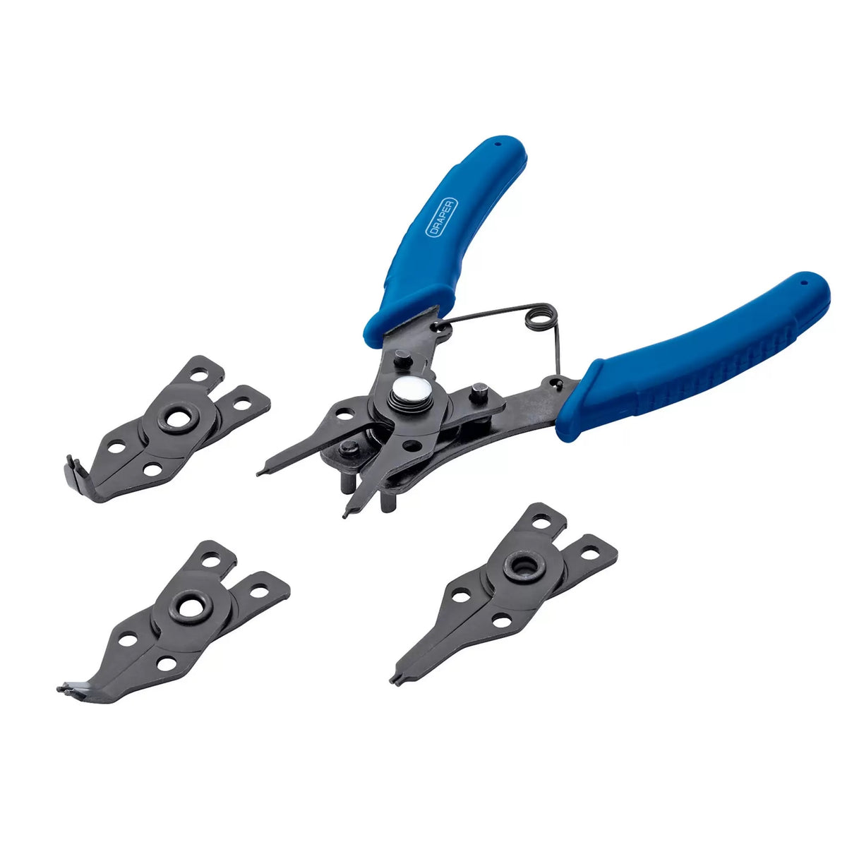 Draper Tools Circlip Plier Set Black and Blue 5-Piece 19735