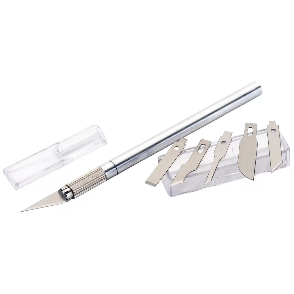 Draper Modelling Knife with Five Blades Silver 31073