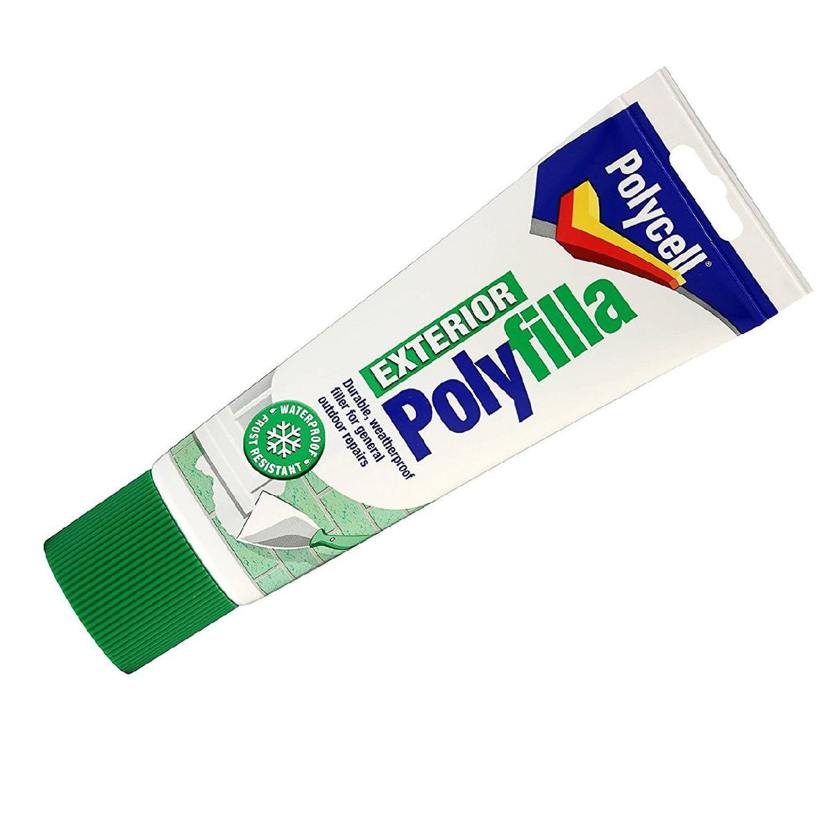 Polycell Exterior Polyfilla Grey 330g 5084942 | Durable | Weatherproof | Filler for General Outdoor Repairs | Frost Resistant
