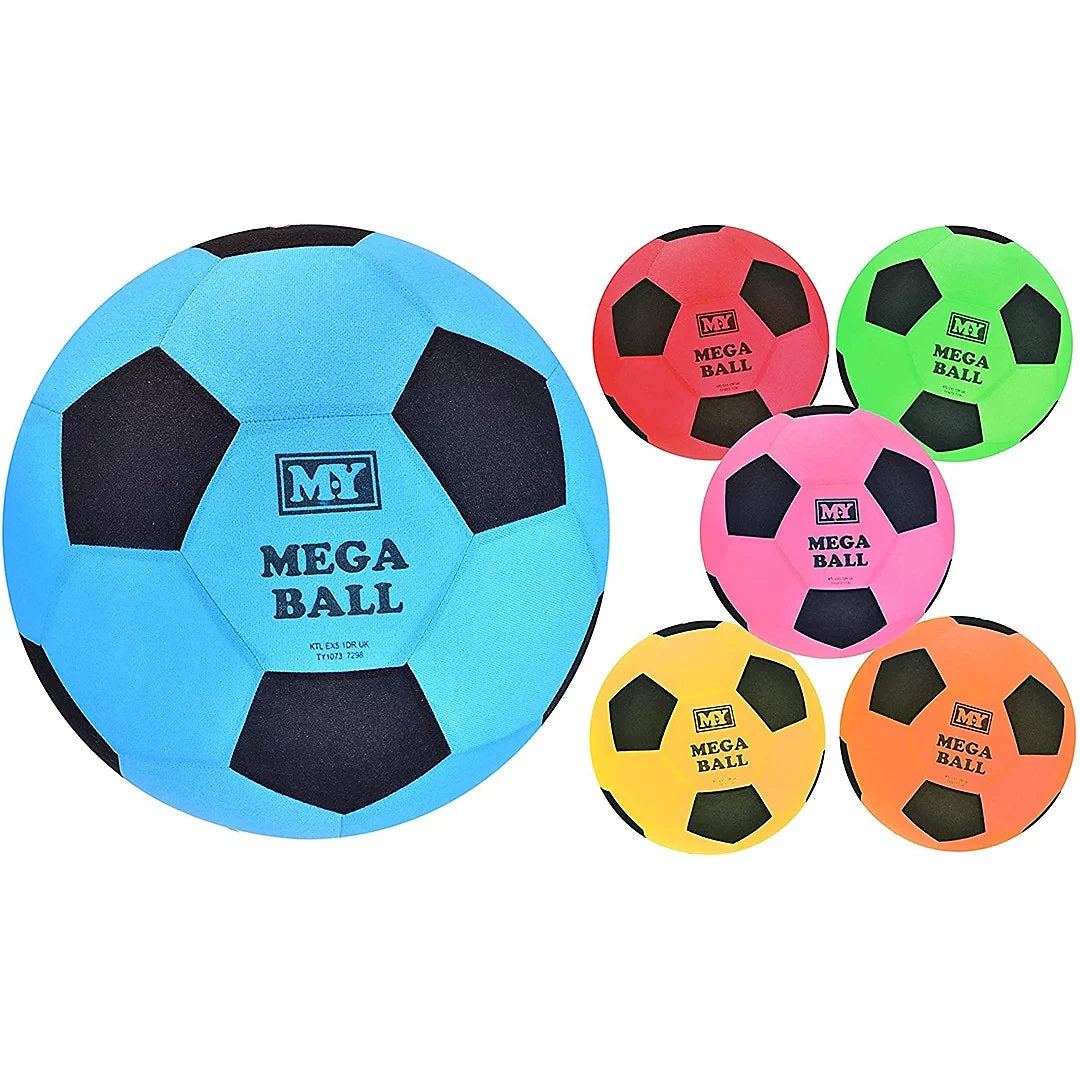 Kandy Toys M.Y Inflatable Mega Ball with Net Assorted Colours 12946