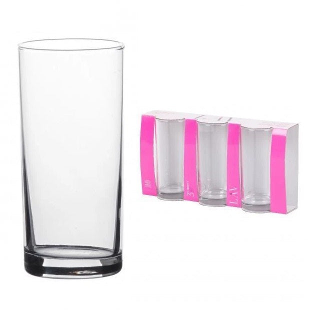LAV Liberty Tumbers in Sleeve Clear 295cc Pack of 3 LBR320