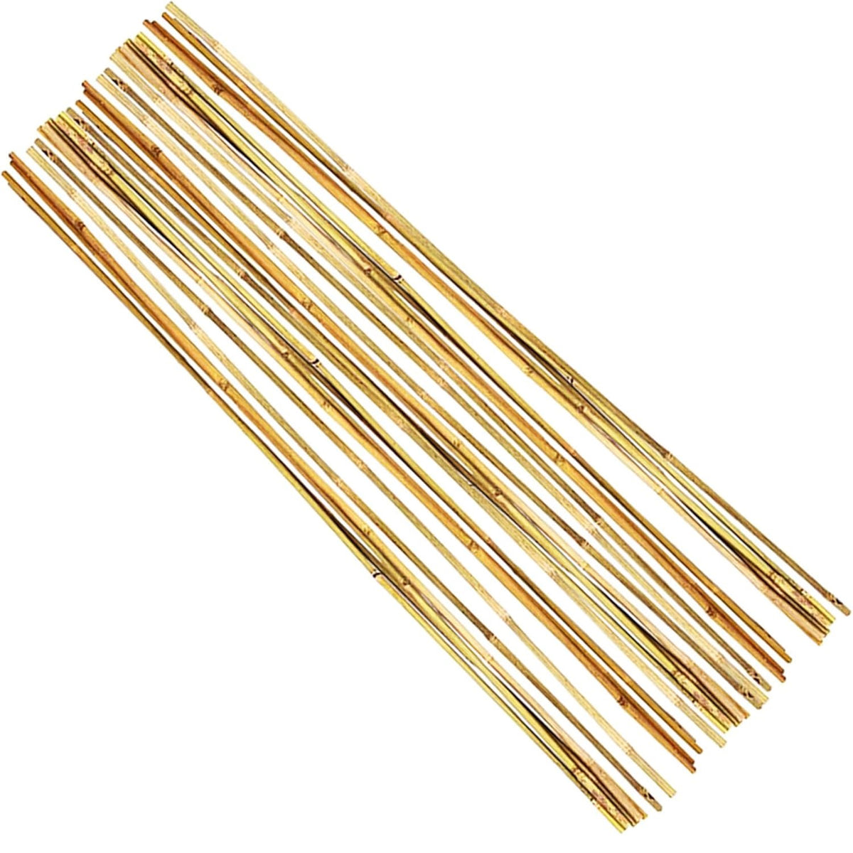 Green Blade Bamboo Plant Support Sticks Brown 1500mm x 12mm Pack of 10 PS213 | Lightweight and Sturdy | Easy to Cut | For Flowers-Vines-Trees and Potted Plants | Natural Growth Aid