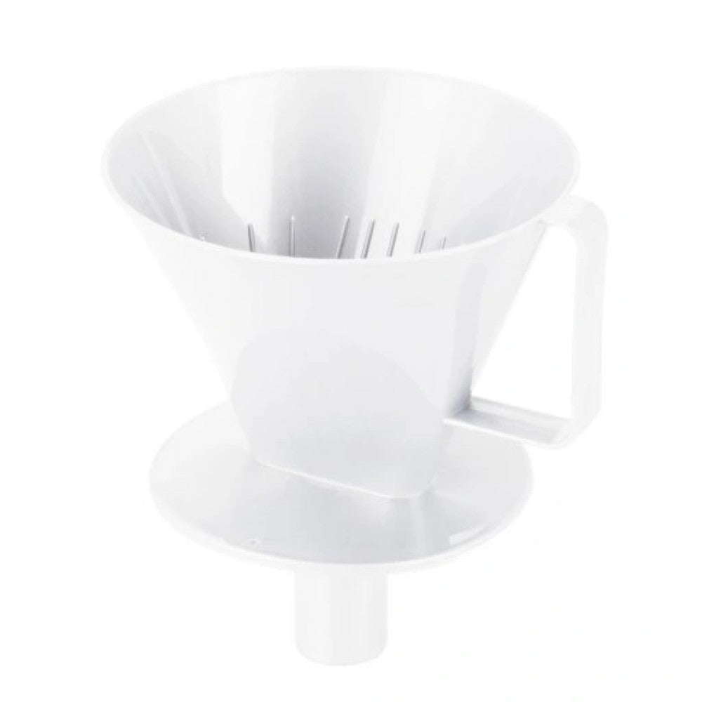 Reusable Plastic Coffee Filter Holder with Handle Assorted Colours 13cm x 16cm Pack of 1 024000830 | Ideal for Manual Brewing at Home or Office