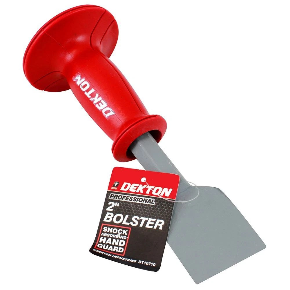 Dekton Professional Bolster Red and Grey 2-Inch DT10710 | Shock Absorbing Hand Gaurd
