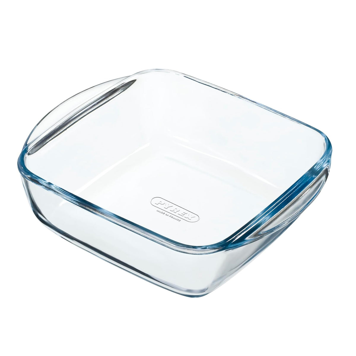 Pyrex Rectangular Glass Roaster Dish for Air Fryer Clear 23cm x 15 x 7cm 1.2Ltr 215B100 | Borosilicate Glass Bakeware | Oven-Microwave and Dishwasher Safe | Thermal Shock Resistant | Ideal for 1–2 Servings