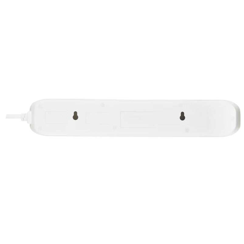 Masterplug 4 Socket Surge Protected Extension Lead White 2Mtr SRGUAC104210N | With USB A and C Port | Fast Charging | 10.5W Output | 13A Rated