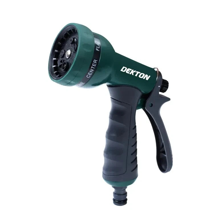 Dekton 7 Function Spray Nozzle Green and Grey DTG6100 | 7-in-1 Spray | Universal Fitting