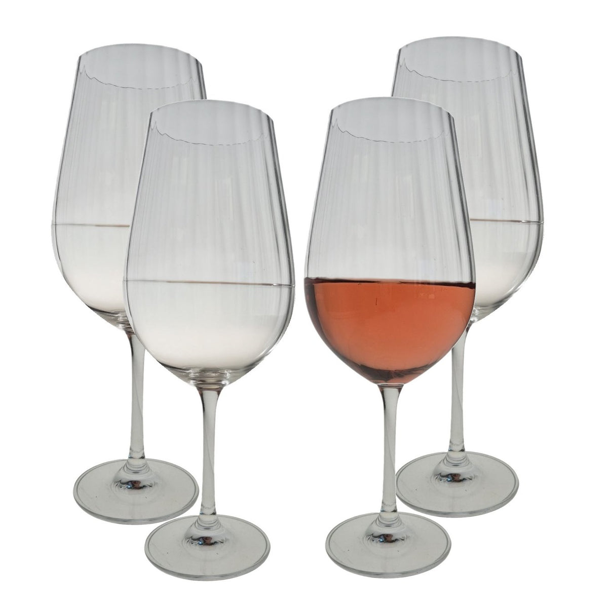 Atmos Fera Lead Free Crystal Wine Glasses Clear 520ml Pack of 4 SR4000140 | Extra Resistance