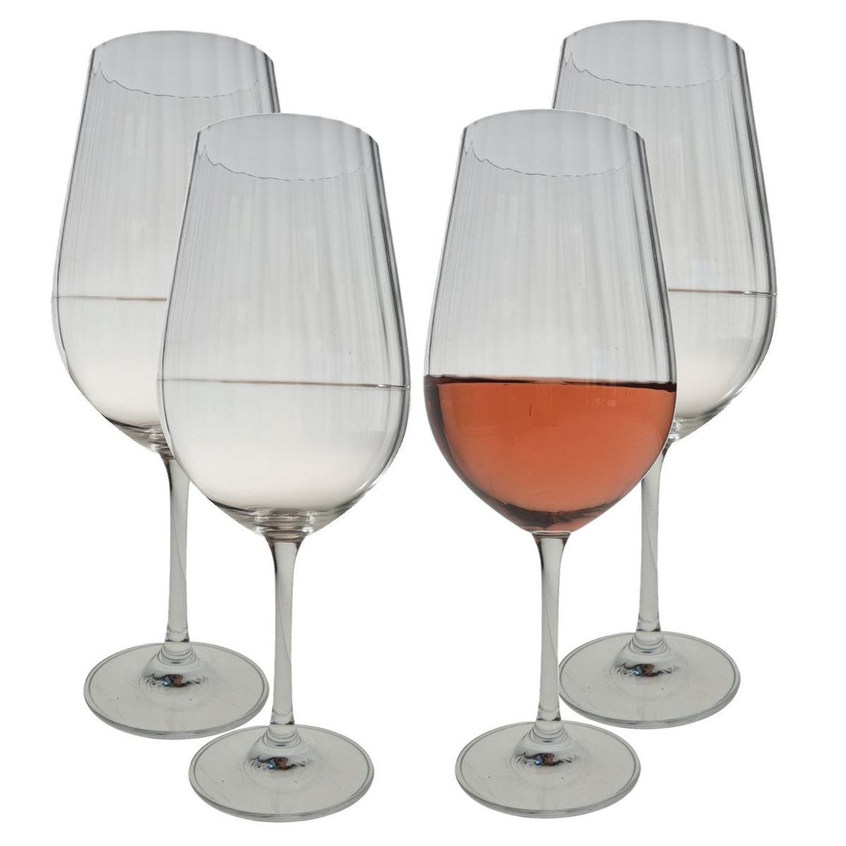 Atmos Fera Lead Free Crystal Wine Glasses Clear 690ml Pack of 4 SR4000150 | Extra Resistance
