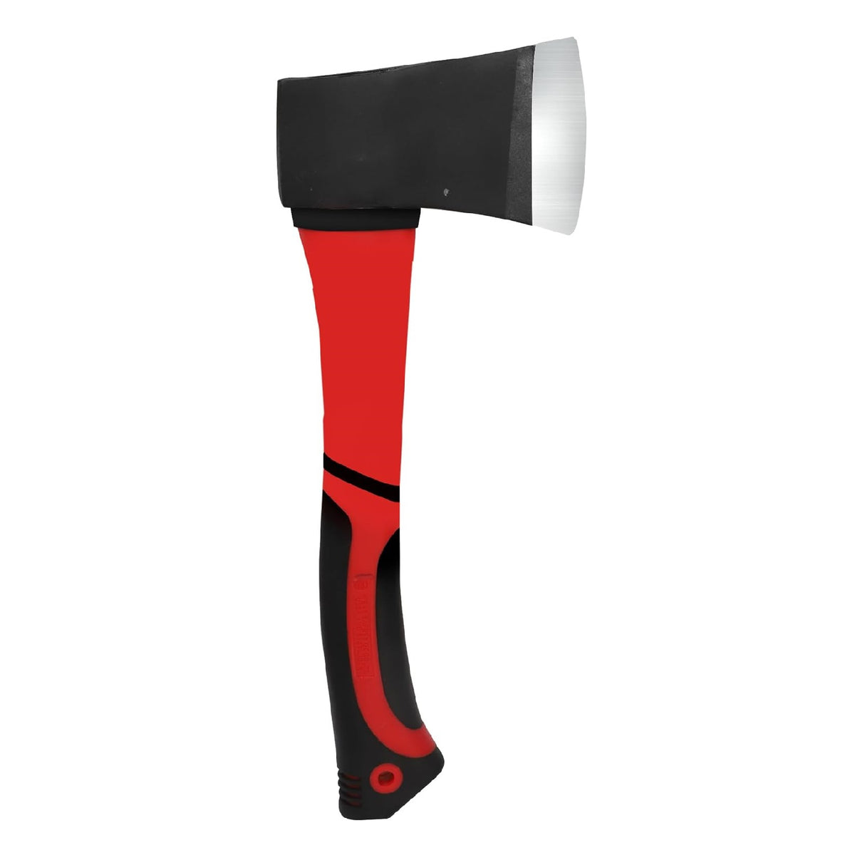 Dekton Felling Axe Red and Black 14cm x 36cm 1.5Lb DT10508 | Heavy Duty | Drop Forged | Fibreglass Handle for Shock Absorption | Ergonomic Anti-Slip Grip | Ideal for Felling Trees