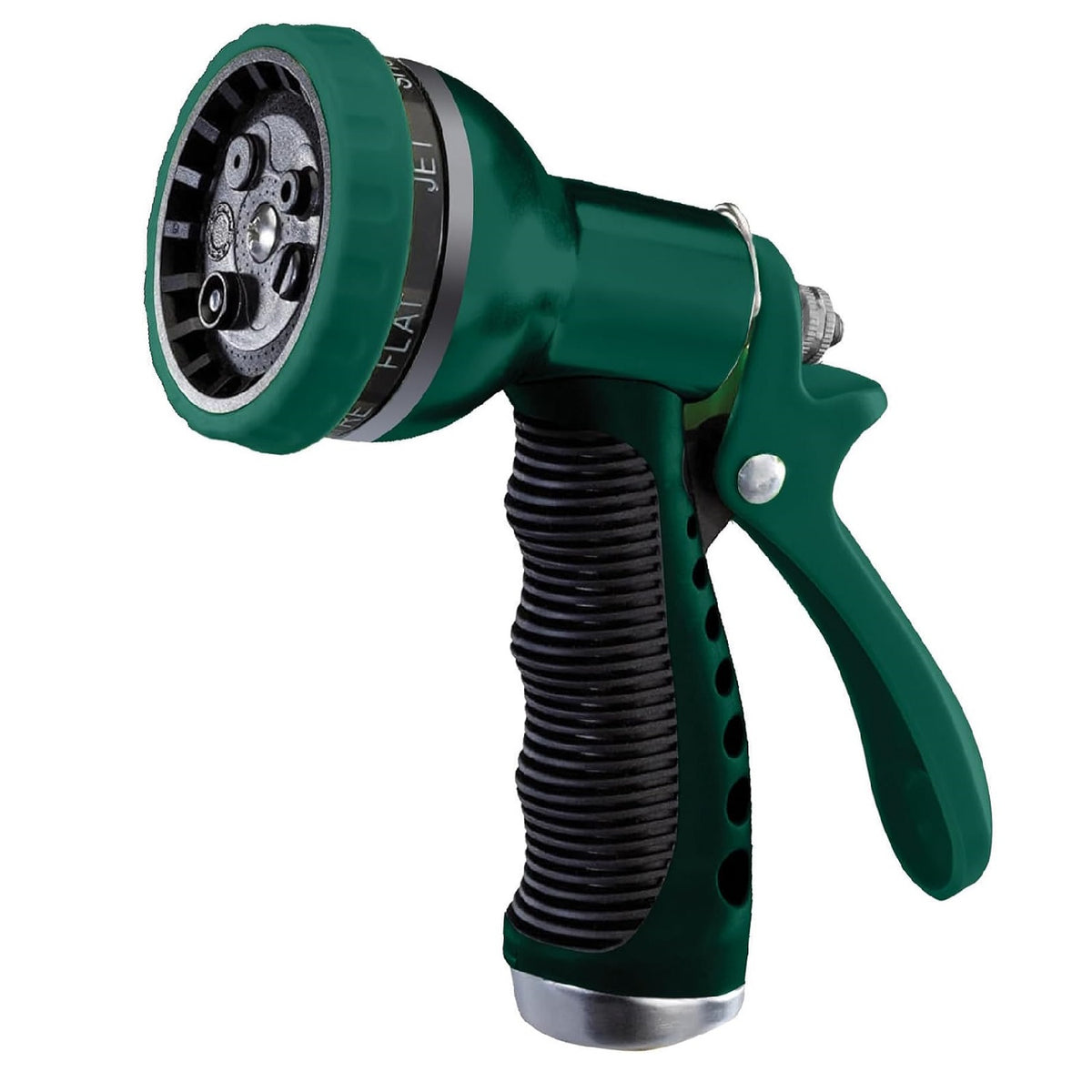 Dekton Professional 8 Function Spray Nozzle Green DTG6130 | Heavy Duty Nozzle to Meet All Your Needs | Universal Fitting | 8-in-1 Spray | Compatible with All Standard Hose | Versatile - Ideal for Gardening - Cleaning  and Outdoor Activities | Designed