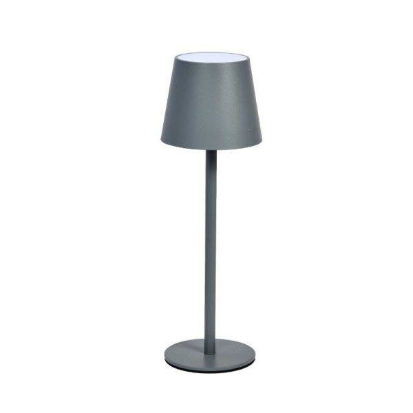 Smart Garden Battery Powered Turin Lantern Slate 5320032 | For Home Garden and Conservatory | Contemporary Rechargeable Lamp will Brighten Up any Indoor or Outdoor Space | Warm White | No Wires