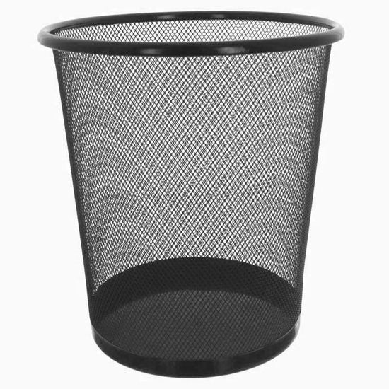 Durane Mesh Waste Basket Black 23.5cm x 26cm 9790
