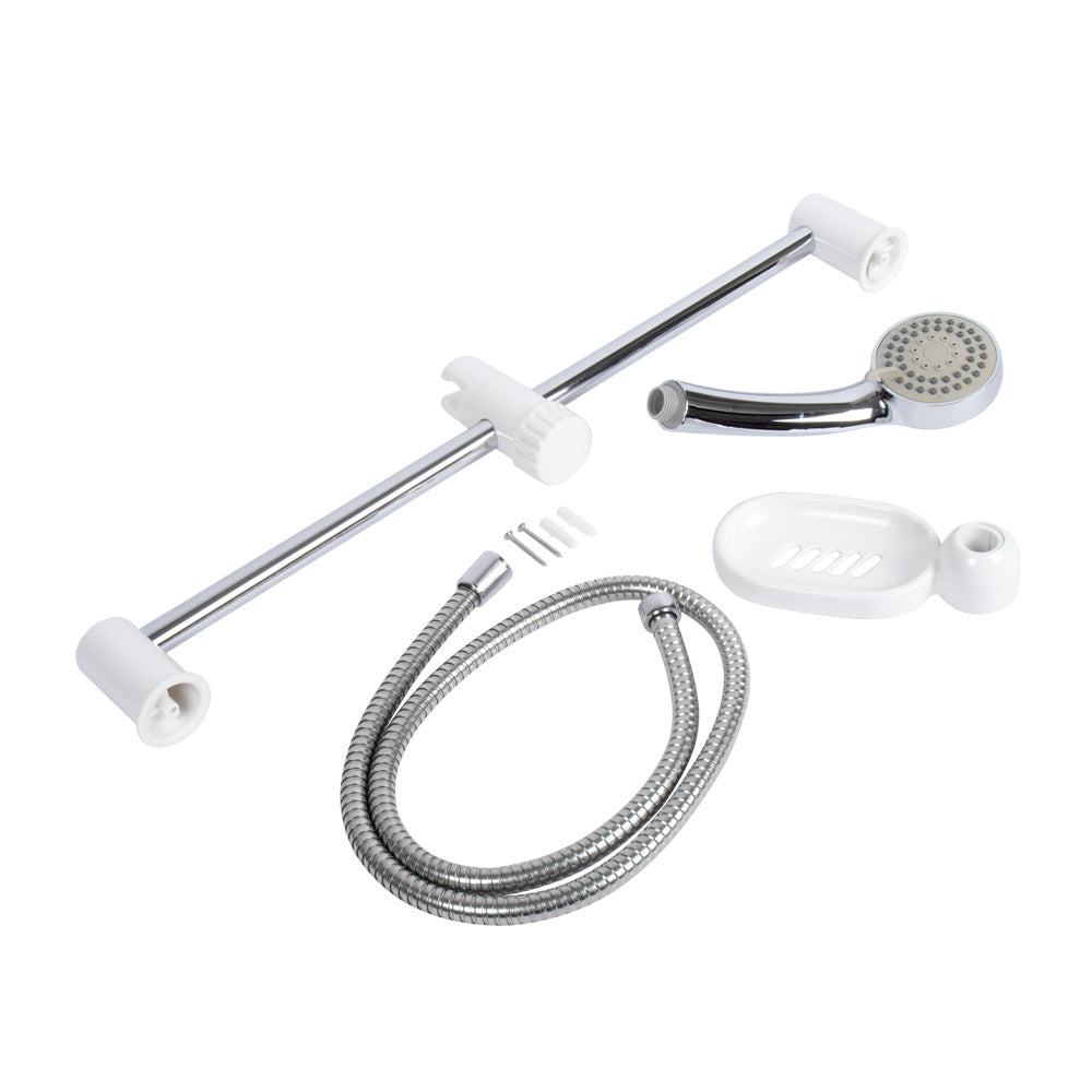 Durane Shower Kit Silver 4-Piece 10492