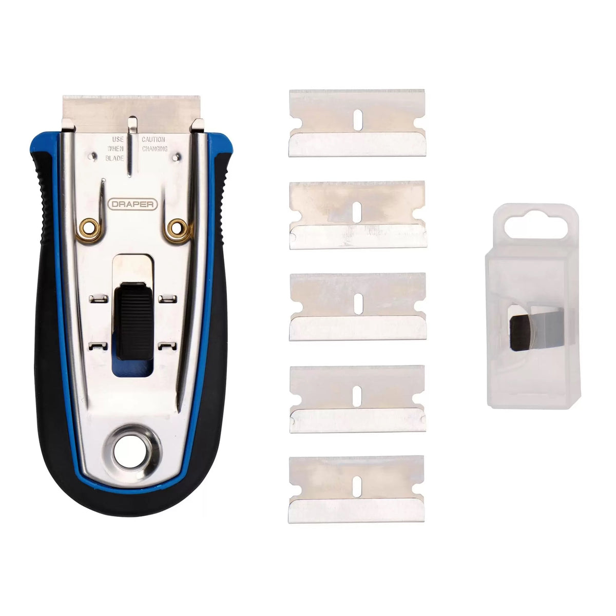 Draper Retractable Window Scraper Multicoloured 7141
