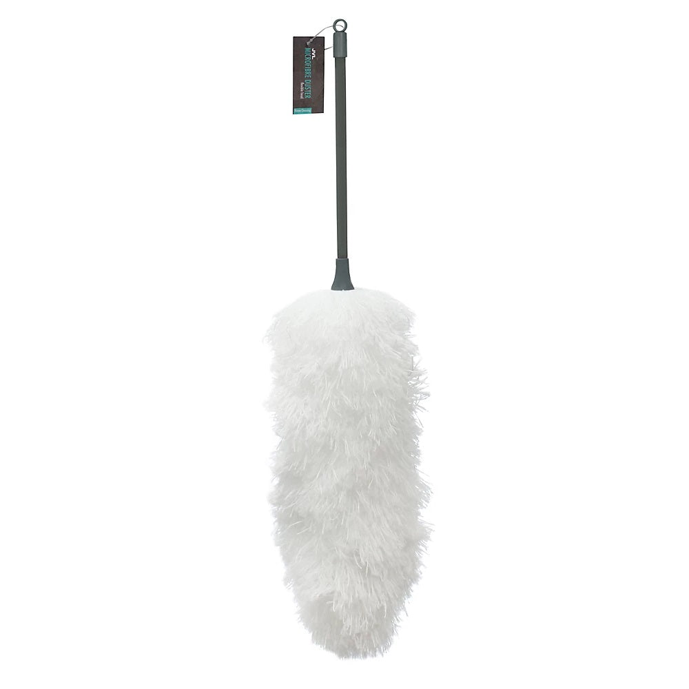 JVL Microfibre Duster Grey 59cm x 15cm x 5cm 20-045GY | Flexible Head | 80 Percent Polyester | 20 Percent Polyamide
