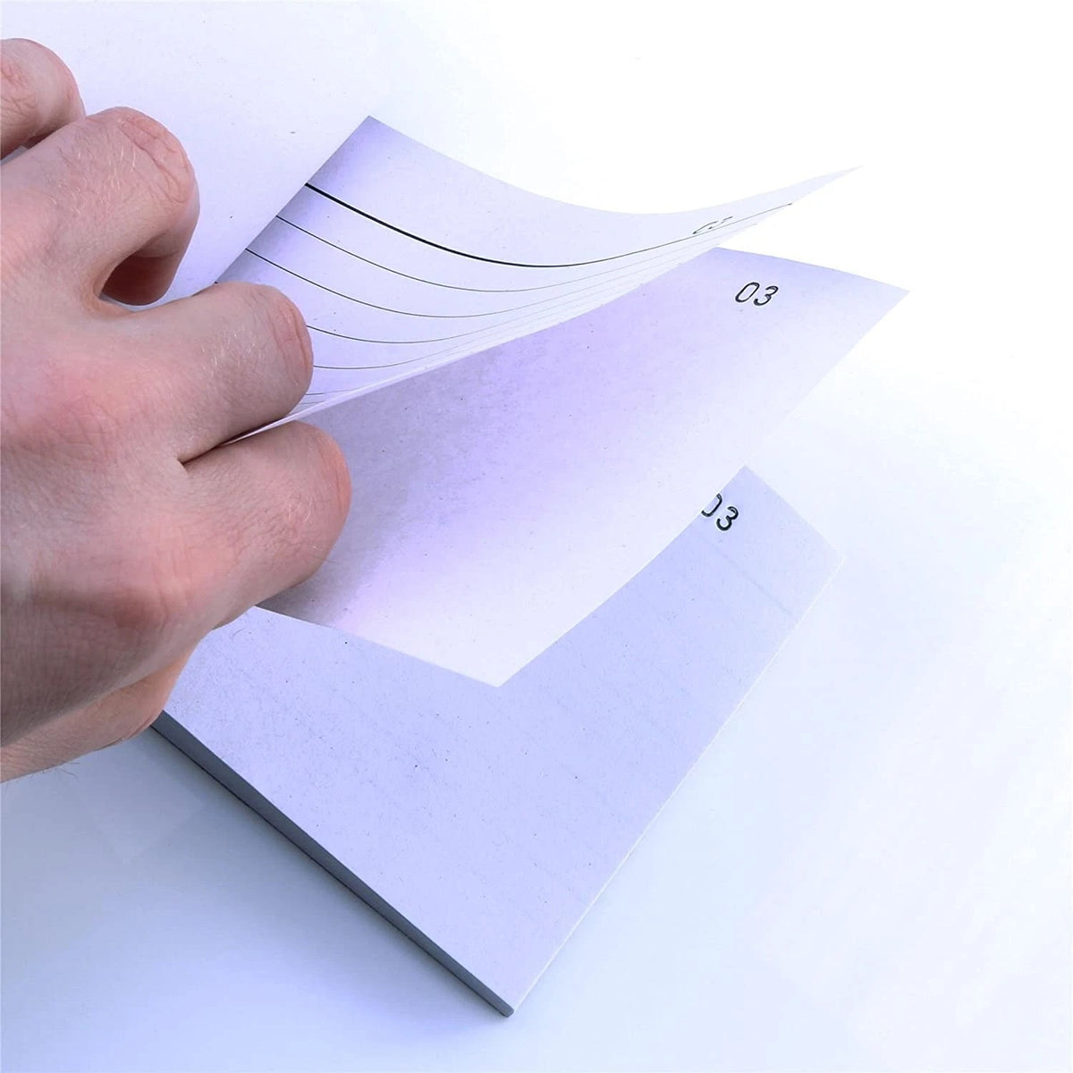 Just Stationery Triplicate Book with Carbon Sheets Multicolour Half Size 4019 | Numbered Pages | Ruled Paper | 50 Sets