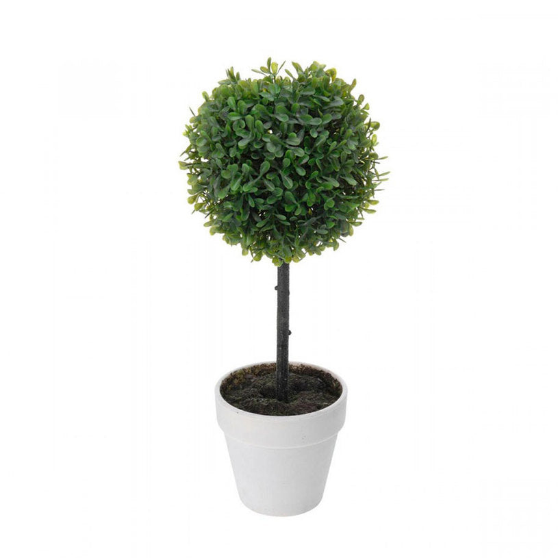 Botanical Decoration Artificial Boxwood Plant in Pot Green 40cm 317002160