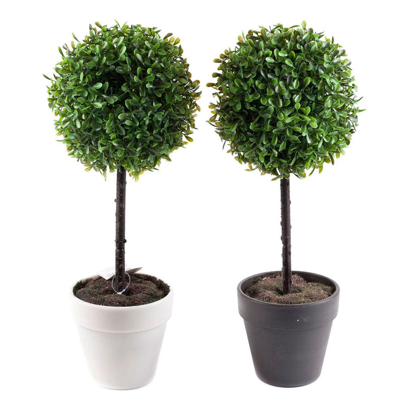 Botanical Decoration Artificial Boxwood Plant in Pot Green 40cm 317002160