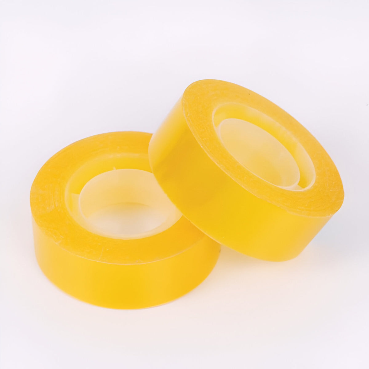 Just Stationery Easy Tier Tape Rolls Clear 18mm x 33Mtr Pack of 2 6010 | No Dispenser Needed