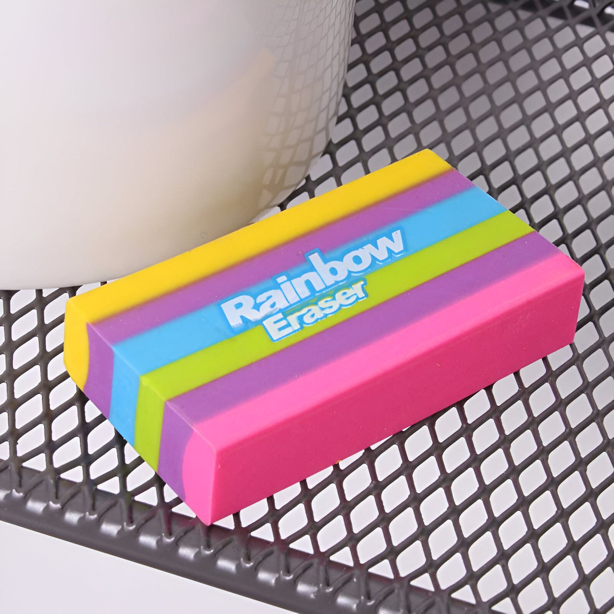 Tallon Artbox Rainbow Erasers Multicolour Pack of 4 6339