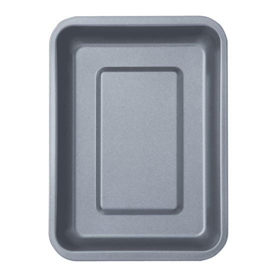Betterware Essentials Roasting Tin Grey 31.5cm x 23.5cm x 4cm 67160 | Non-Stick Coating | Dishwasher Safe | Fridge and Freezer Safe | Ideal for Baking and Roasting | Stackable Design