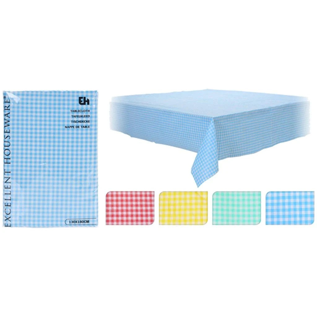 Excellent Houseware Table Cloth Assorted Colours 130cm x 180cm CY2601200