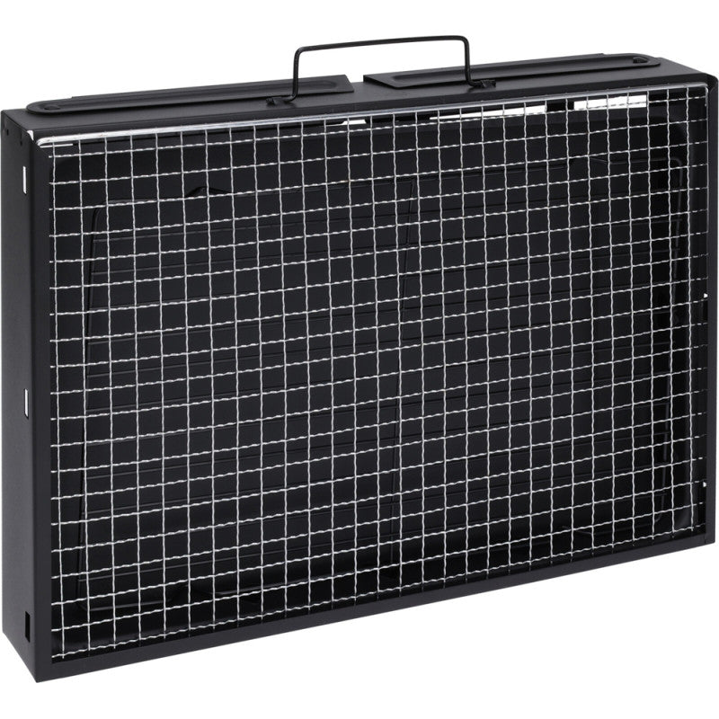 BBQ Foldable Barbecue Charcoal Grill Black C83000480 | Folded-43cm x 29cm x 6cm | Unfolded-43cm x 29cm x 23cm