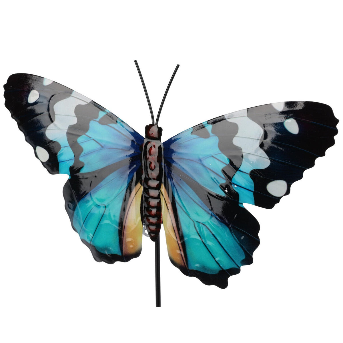 Pro Garden Metal Butterfly Garden Pick Assorted Colours 557105800