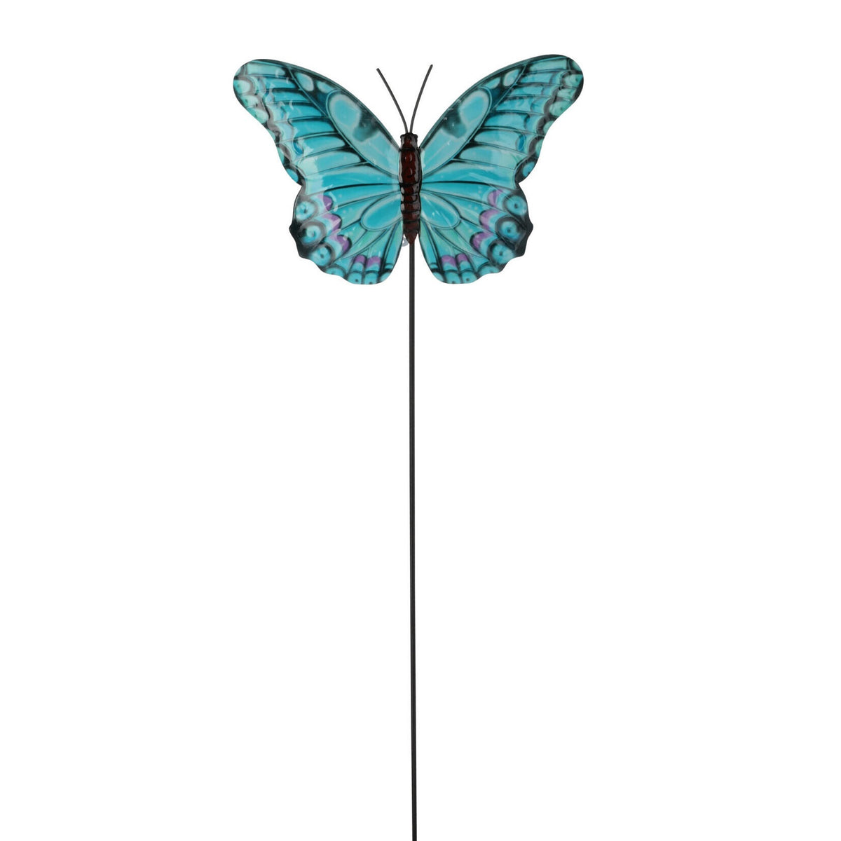 Pro Garden Metal Butterfly Garden Pick Assorted Colours 557105800