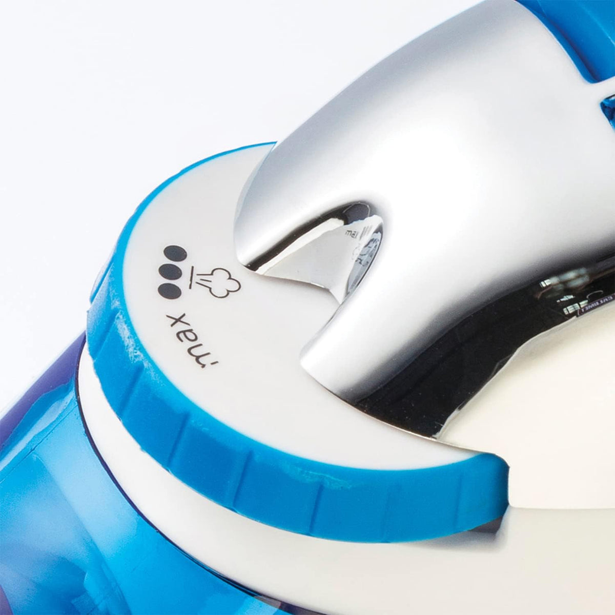 Russell Hobbs Absolute Steam Iron Blue and White 25900 | 320ml Tank | 3Mtr Power Cord | Anti-Calc and Self-Clean Function | Auto Shut-Off Safety Feature | 2600W | 150g Steam Shot