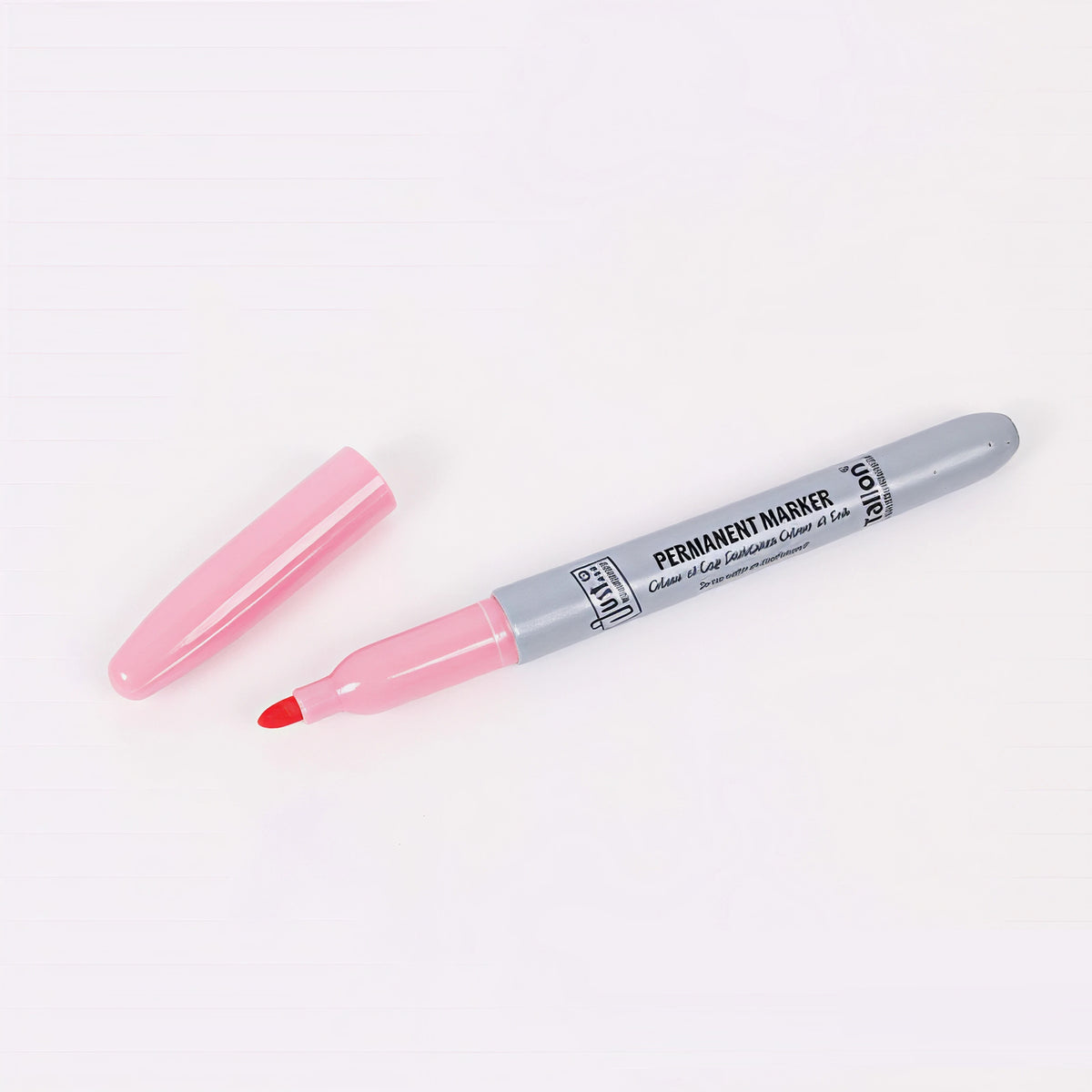 Just Stationery Pastel Coloured Permanent Markers Assorted Pack of 8 5643 | Bullet Tip