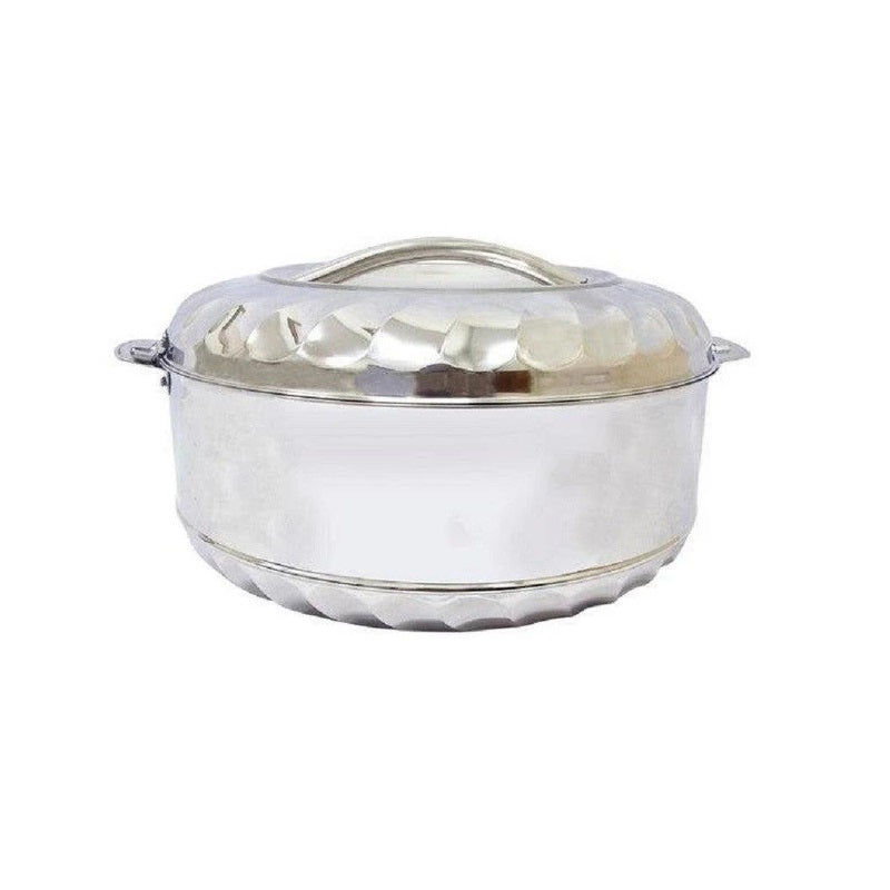 Max Fresh Stainless Steel Insulated Solitaire Hot Pot Chrome 5000ml SL-005000 | With Unique Locking System