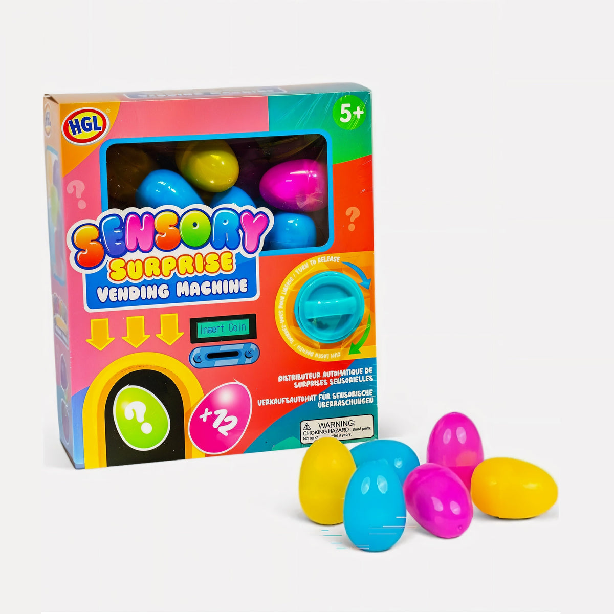 HGL Sensory Surprise Vending Machine Assorted SV22042 | Contains 12 Surprise Sensory Fidgets | Suitable for Age 5 Plus