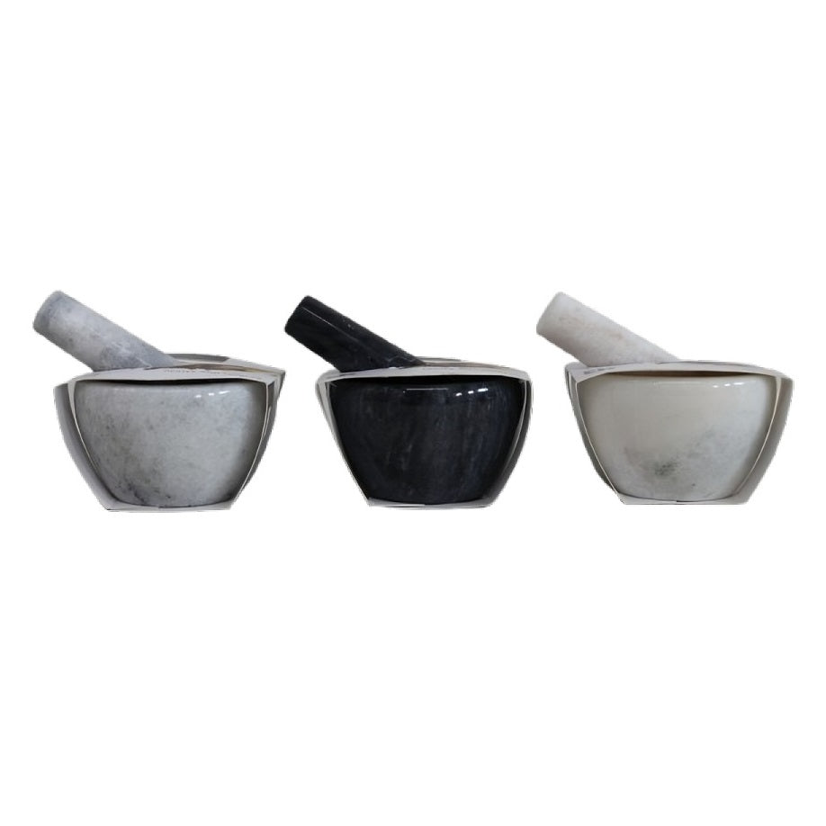Excellent Houseware Mortar and Pestle Assorted Colours 10cm x 10cm x 6cm 210001290