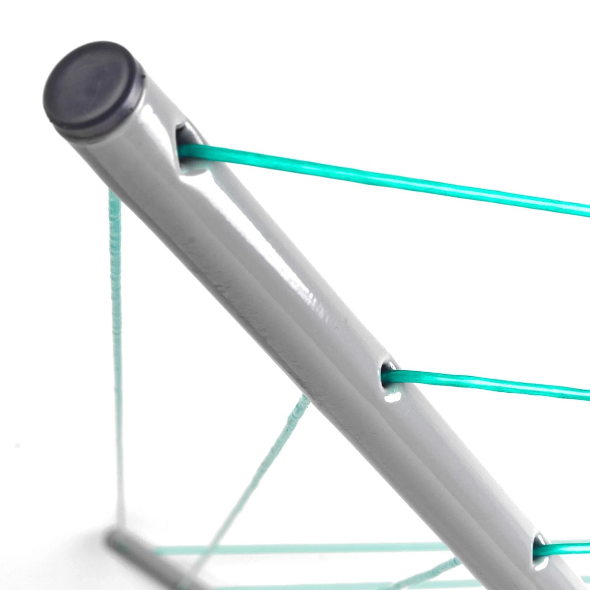 Our House 3 Arm Rotary Airer Black and Green 26Mtr SR20110 | Robust Powder Coated Steel Frame | 26Mtr Easy to Use PVC Coated Line | Easy to Use Umbrella System | Practical Tensioning System with Catch | Includes Powder Coated Steel Ground Spike